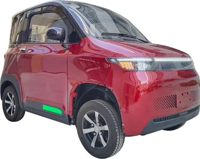 Produktbild von E-Kabinenroller Urban Hopper Twin Plus 4-Rad Mini für 2 Personen, 45 km/h, 4KW, Reichweite 85 km, Klimaanlage, Heckklappe, Fahrzeugfarbe:Weinrot