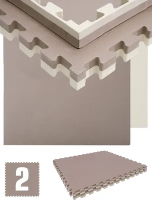 Produktbild von 1.6qm Kampfsportmatte 4cm - 2 Judo Matten für Zuhause 90x90 Home Gym Dojo Matte