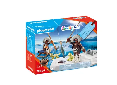 Produktbild von PLAYMOBIL Family Fun 70606 Geschenkset "Eisangler"