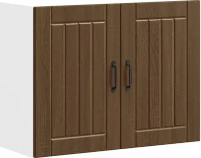 Produktbild von "2026 Promotion" Küchen-Hängeschrank - mit Stauraum - Lucca Braun Eichen-Optik Holzwerkstoff - Mehrzweckschrank CC31319