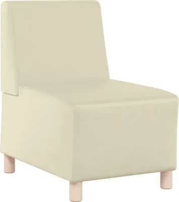 Zdjęcie produktu dla Modułowa sofa bez podłokietników Kremowy 55 x 74 x 82 cm