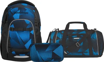 Produktbild von Coocazoo, Schulrucksack-Set MATE Electric Ice 3-teilig