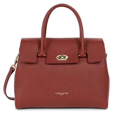 Image de Lancaster Sac à main A rabat avec fermoir M Milano Cosmos Carmin
