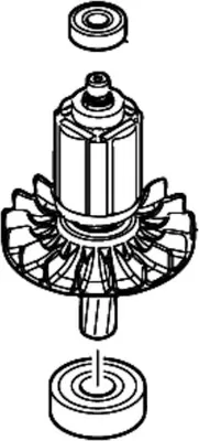 Produktbild von Makita 510450-6 Rotor Anker Baugruppe 18V Für Duh 502, 601, 602, 751, 752