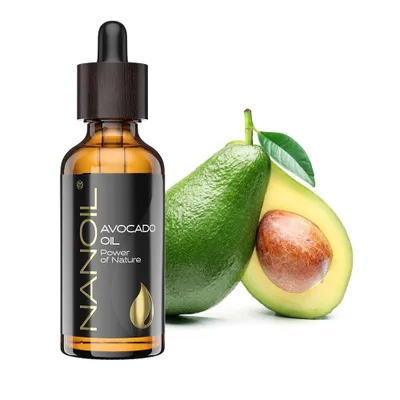 Zdjęcie produktu dla Olejek awokado Nanoil 50 ml - do twarzy, włosów i ciała, nierafinowany, organiczny