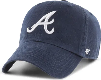 Produktbild von '47 Brand Cap MLB Atlanta Braves '47 Clean Up Navy (NYD)