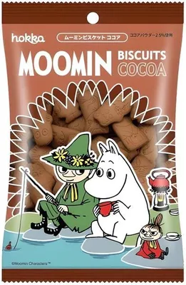 Produktbild von Lotte | Moomin Kakao Kekse - 60g - Enthält Milch Und Nüsse - Japanische Snacks - Hokka