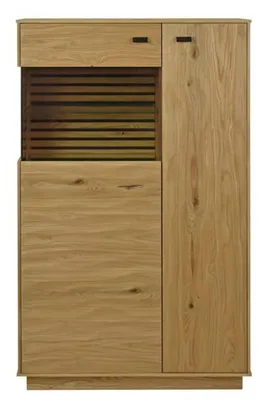 Produktbild von Kommodenschrank Hochkommode Aufbewahrungsschrank Glasdisplay