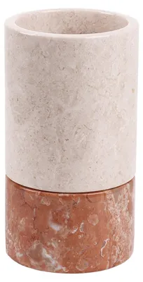 Image de Vase en marbre moderne, ensemble de 2 pièces