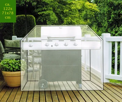 Produktbild von GRILLABDECKUNG 122x71x78cm Grün Grill Abdeckhaube Abdeckung Schutzhülle Abdeckplane Haube 17
