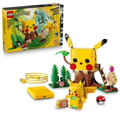 Produktbild von LEGO Pokémon SMART Play: Trainingshaus mit Pikachu - interaktives All-in-1 Spielset mit SMART Brick, 4 Tags, Figur und Ladegerät - Geschenkidee für Kinder ab 6 Jahren - 72164