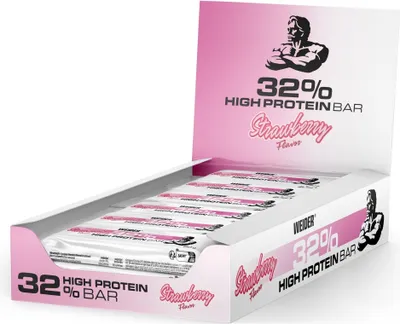 Produktbild von Weider 32% Protein Bar - 24 Riegel a 60g Strawberry