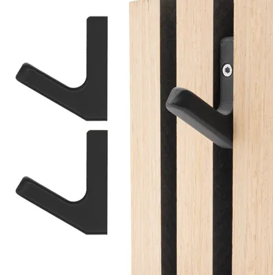 Produktbild von 2x Garderobenhaken Akustikpaneele Kleiderhaken Akustikpanele Haken Universal Halter