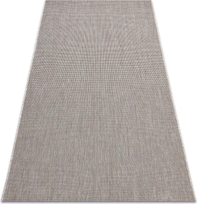 Produktbild von TEPPICH SIZAL FLOORLUX 20580 eben, glatt, einfarbig - silber / schwarz Grau 120x170 cm