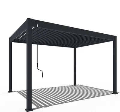 Immagine prodotto di Weide Classic | pergola in alluminio autoportante | 3 x 4 M | tetto a lamelle antracite