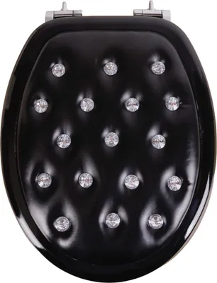 Produktbild von Primaster WC-Sitz mit Strasssteinen Absenkautomatik Soft schwarz