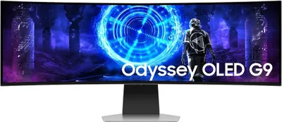 Image de Samsung G95SD computer monitor 124.5 cm (49") 5120 x 1440 pixels Dual QHD OLED Silver