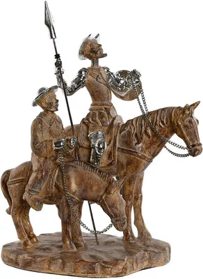 Image de Figurine déco Home ESPRIT argentée naturelle résine 20,5 x 13 x 26 cm
