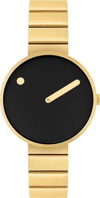 Produktbild von Picto 34087-2914 Brushed Gold 34mm 5ATM