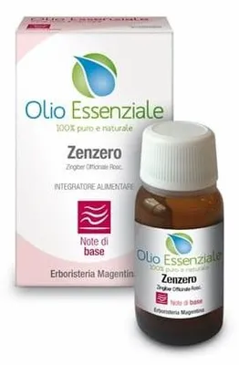 Immagine prodotto di Erboristeria Magentina Zenzero Olio Essenziale 10 Ml