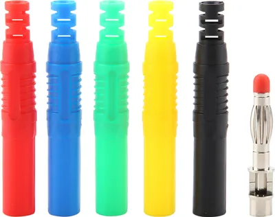 Obrázek produktu pro P3013 10 kusů 4 mm poniklovaný měděný banánový konektor pro DIY pájení