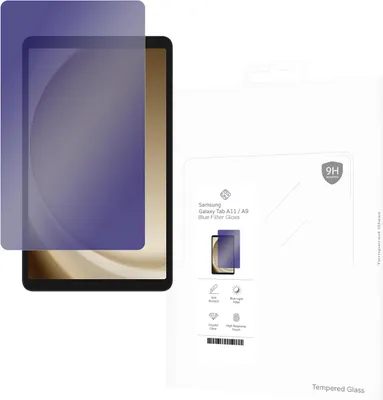 Produktbild von Schutzfolie Samsung Galaxy Tab A11, Galaxy Tab A9 - Panzerglas - Cazy - Blau