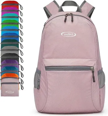 Produktbild von Famanu Ultraleichter Wasserfester Faltbarer Rucksack 20L - Camping, Wandern, Radfahren