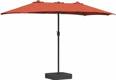 Image de Parasol de jardin Terre cuite 385 x 209 x 244 cm