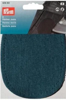 Produktbild von Prym Patches Jeans (bügeln) 10 x 14 cm mittelblau