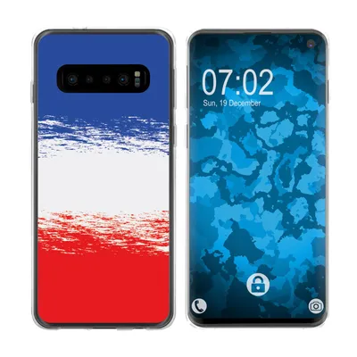 Produktbild von PhoneNatic Case kompatibel mit Samsung Galaxy S10 Silikon-Hülle WM England M5