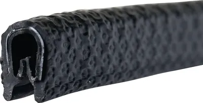 Immagine prodotto di Protezione per spigoli, intervallo di serraggio 1-4 mm, lunghezza 10 m, larghezza 10 mm, altezza 14,5 mm, nero