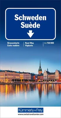 Produktbild von Schweden Strassenkarte1:750 000