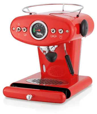 Produktbild von illy X1 Anniversary Maschine für gemahlenen Kaffee und E.S.E.-Pads (rot)