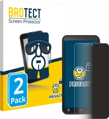 Produktbild von 2x BROTECT Sichtschutzfolie für Emporia Smart 7 Lite Anti-Spy Privacy Sichtschutz Blickschutz Folie Blaulicht-Schutz