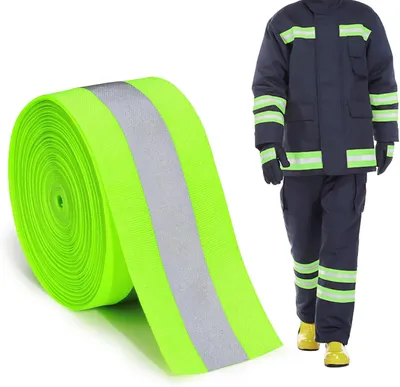 Productafbeelding van Reflecterende band om op te naaien - 18 m x 5 cm - Groen