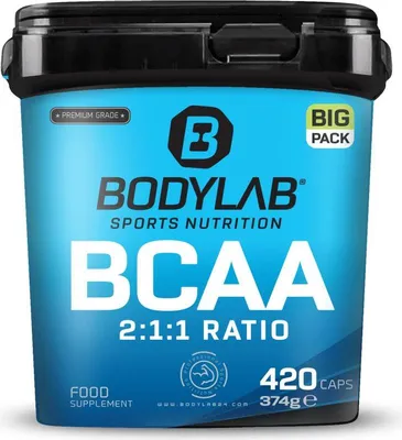 Produktbild von BODYLAB BIG PACK BCAA - 420 Kapseln