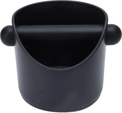 Produktbild von Schwarze Kaffeezubereitungskiste - Einfach zu Bedienen - Schräge Klopplatte mit Entfernbarem Klopsträger - Für Heimcafé Restaurant Hotelbüro