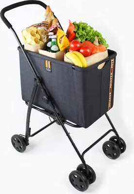 Produktbild von Einfache Einkaufstrolley, 15kg, zusammenklappbar, leicht