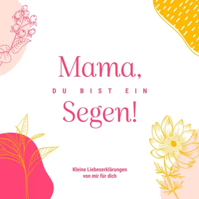 Produktbild von Mama, du bist ein Segen!