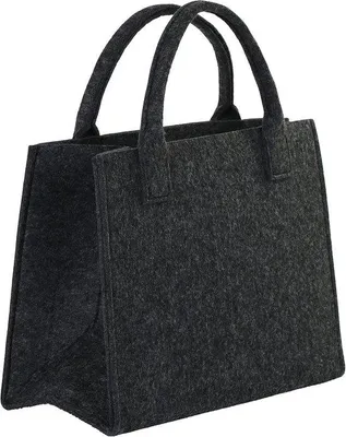 Produktbild von Famanu Einkaufstasche Filz Aufbewahrungstasche - 35 x 20 x 28 cm