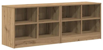 Immagine prodotto di Armadietto per letto 2 pcs Rovere Artigianale 66 x 33 x 48 cm
