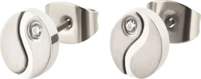 Produktbild von Damen Ohrstecker aus Titan mit Zirkonia