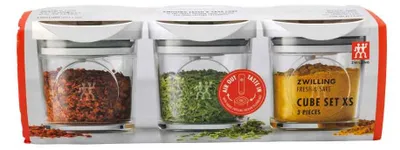Produktbild von Zwilling Fresh&Save Cube Box Gewürzset 3-tlg. transparent