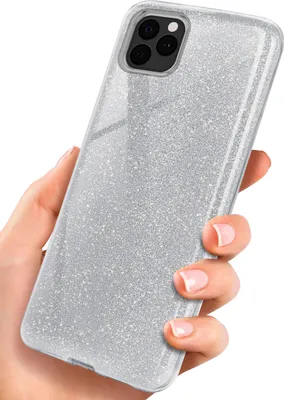 Produktbild von GLITTER-Case für iPhone 12 Pro Max, Farbe:Sparkle - Silver