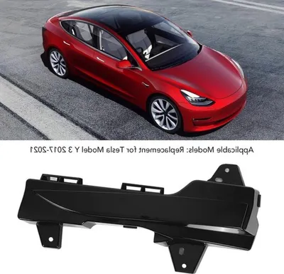 Ersatz Frontstoßstangen Nebelscheinwerferabdeckung für Model Y und 3 (2017-2021) - Stoßfest und Langlebiges Zubehör