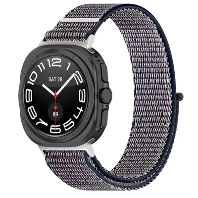 Produktbild von Für Samsung Galaxy Watch Ultra 47mm Elastisches Design Nylon Klettverschluss Sport Arm Band M8