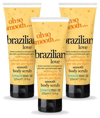 Produktbild von 3 x Treaclemoon Body Scrub Brazilian Love - 225 ml - Vorteilspackung - 3 Stücke