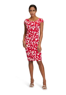Produktbild von Vera Mont Damen 0292/4137 Kleid, Cream/Red, 42