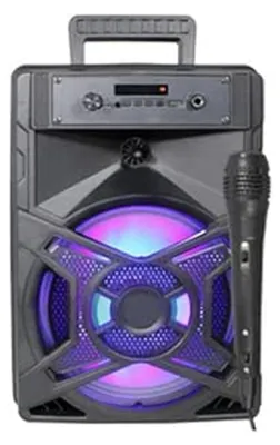 Productafbeelding van Bluetooth-luidspreker, draadloos, karaoke, 1 x 10 W