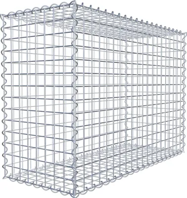 Produktbild von Gabione 100 cm x 70 cm x 40 cm (L x H x T), Maschenweite 5 cm x 5 cm, Spirale